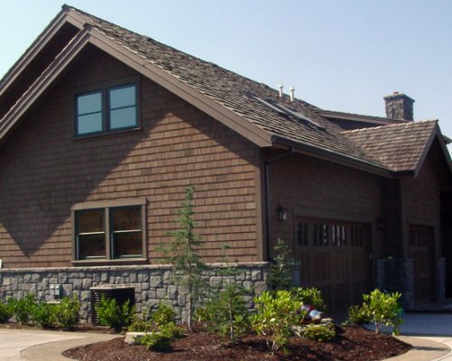 Siding Portland Oregon Installation In Or A Dark Cedar Shingle Siding